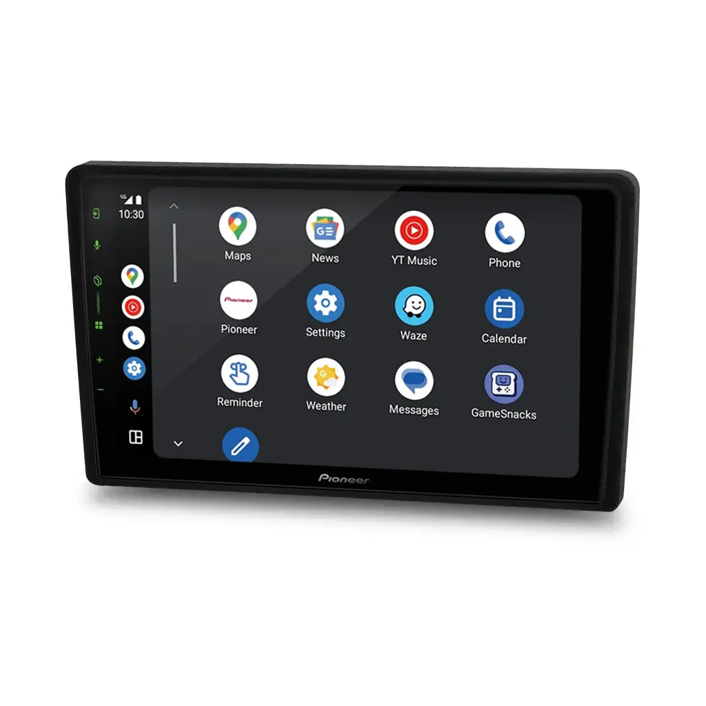 Pioneer Dmh-Ap6650bt 9" Apple Carplay/Android Auto Wireless Av Receiver Bundle For Pioneer Dmh-Ap6650bt 9 With Hr9-Ty001 Fascia & Aerpro App8pio9 App8 Secondary Iso Harness Suit Pioneer Av Headunits (13-Pin Connector) Harness 2
