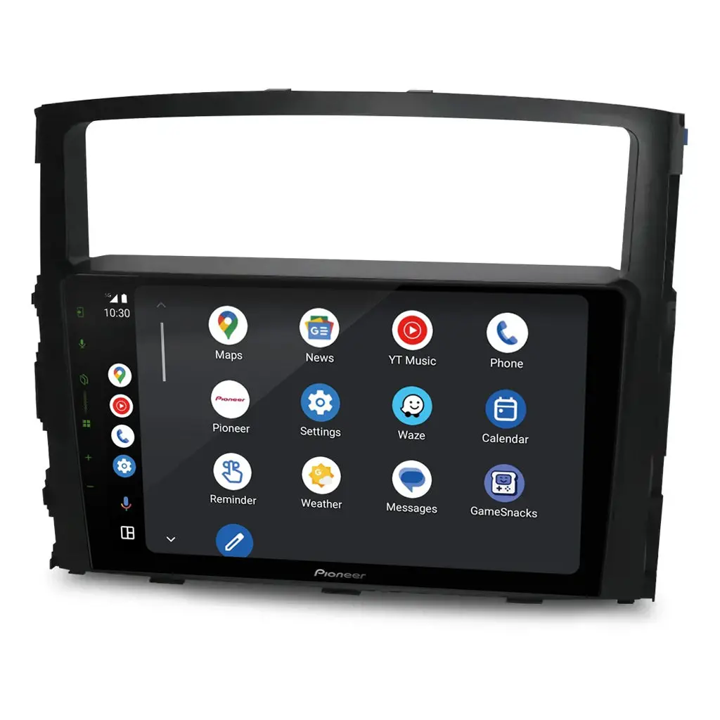 Pioneer Dmh-Ap6650bt 9" Apple Carplay/Android Auto Wireless Av Receiver Bundle For Pioneer Dmh-Ap6650bt 9 With Hr9-Mt001 Fascia & Aerpro App8pio9 App8 Secondary Iso Harness Suit Pioneer Av Headunits (13-Pin Connector) Harness 2