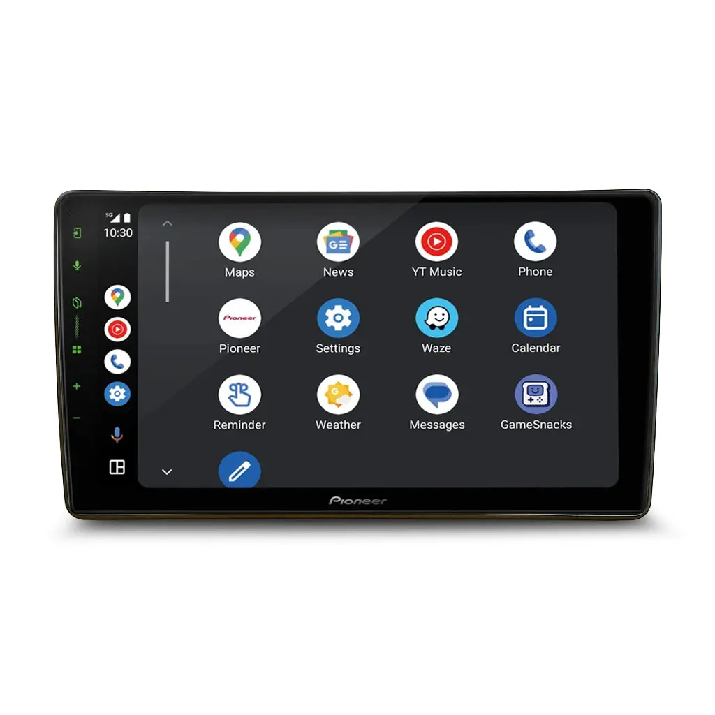 Pioneer Dmh-Ap6650bt 9" Apple Carplay/Android Auto Wireless Av Receiver Bundle For Pioneer Dmh-Ap6650bt 9 With Sf9002 Fascia & Aerpro App8pio9 App8 Secondary Iso Harness Suit Pioneer Av Headunits (13-Pin Connector) Harness 2