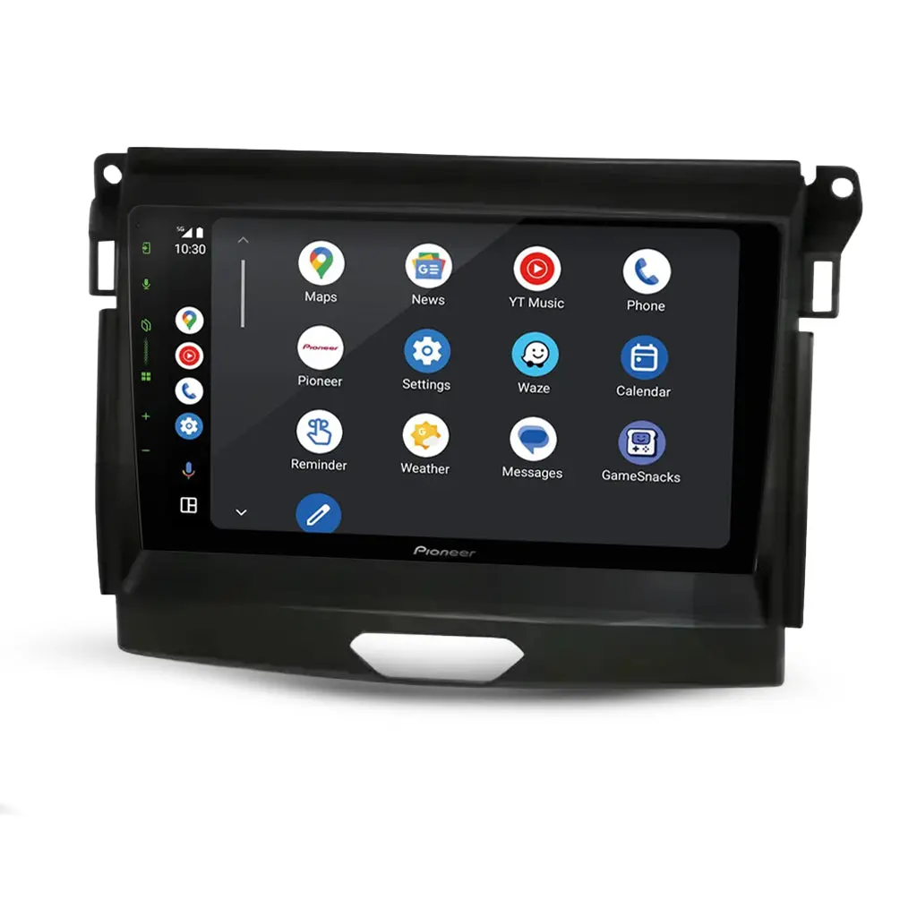 Pioneer Dmh-Ap6650bt 9" Apple Carplay/Android Auto Wireless Av Receiver Bundle For Pioneer Dmh-Ap6650bt 9 With Hr9-Fd002 Fascia & Aerpro App8pio9 App8 Secondary Iso Harness Suit Pioneer Av Headunits (13-Pin Connector) Harness 2