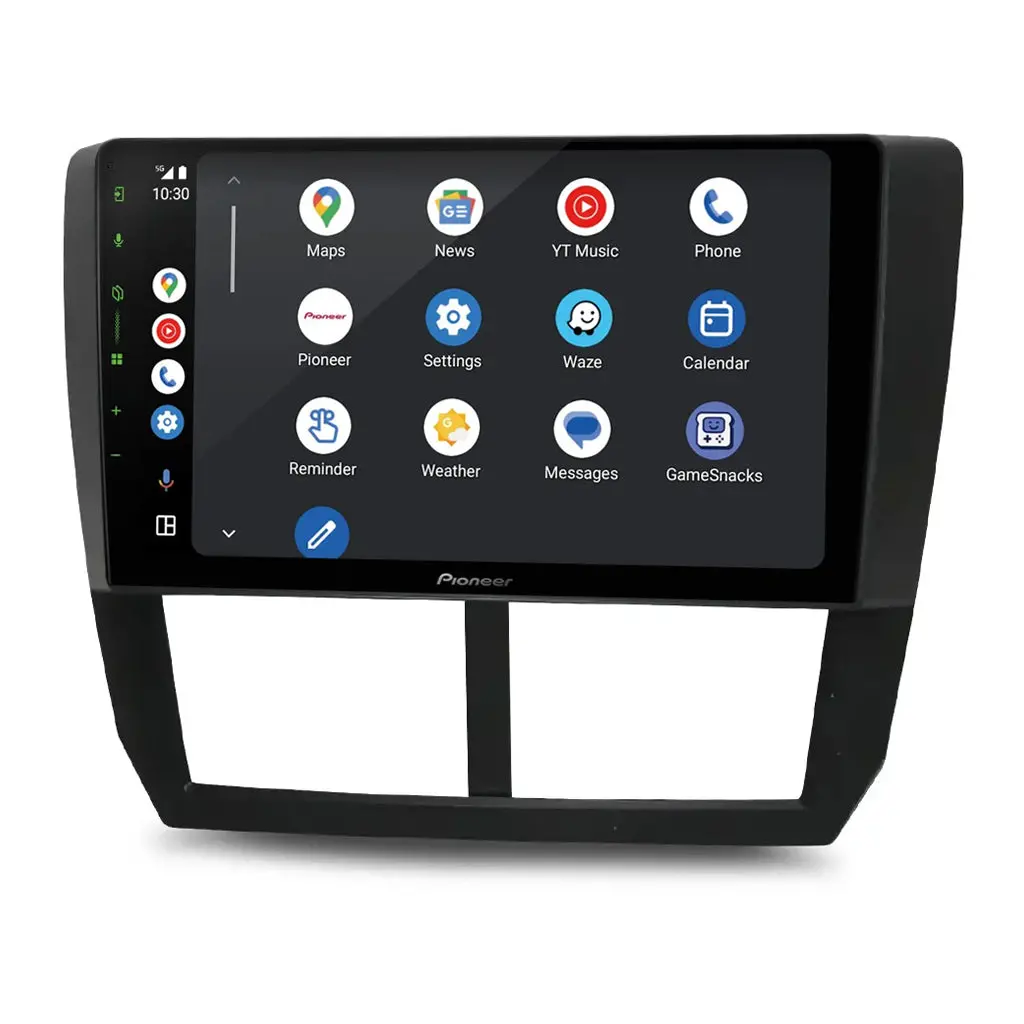 Pioneer Dmh-Ap6650bt 9" Apple Carplay/Android Auto Wireless Av Receiver Bundle For Pioneer Dmh-Ap6650bt 9 With Hr9-Sb001 Fascia & Aerpro App8pio9 App8 Secondary Iso Harness Suit Pioneer Av Headunits (13-Pin Connector) Harness 1