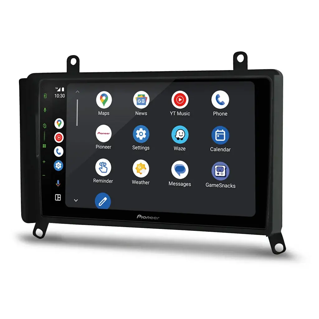 Pioneer Dmh-Ap6650bt 9" Apple Carplay/Android Auto Wireless Av Receiver Bundle For Pioneer Dmh-Ap6650bt 9 With Hr9-Ty004 Fascia & Aerpro App8pio9 App8 Secondary Iso Harness Suit Pioneer Av Headunits (13-Pin Connector) Harness 2