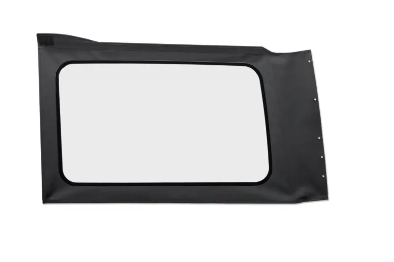 Bestop Jl Replacement Quarter Window Left 4-Door Black Vinyl Clear (F&R): Jeep Wrangler 2018-2025 2.0L/3.6L 1