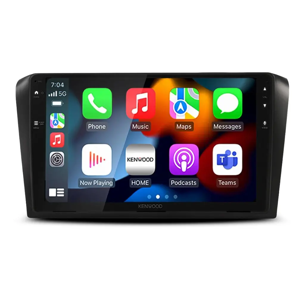 Dmx80axs Bundle - Mazda 3 2004-2009  [Compatible With Kenwood Dmx80axs] (Akmz6/App8ke8)/Swc-Apkwpl 1