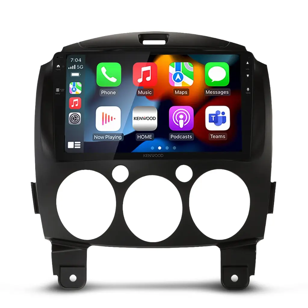 Dmx80axs Bundle - Mazda 2 2007-2014  [Compatible With Kenwood Dmx80axs] (Akmz7/App8ke8)/Swc-Apkwpl 1