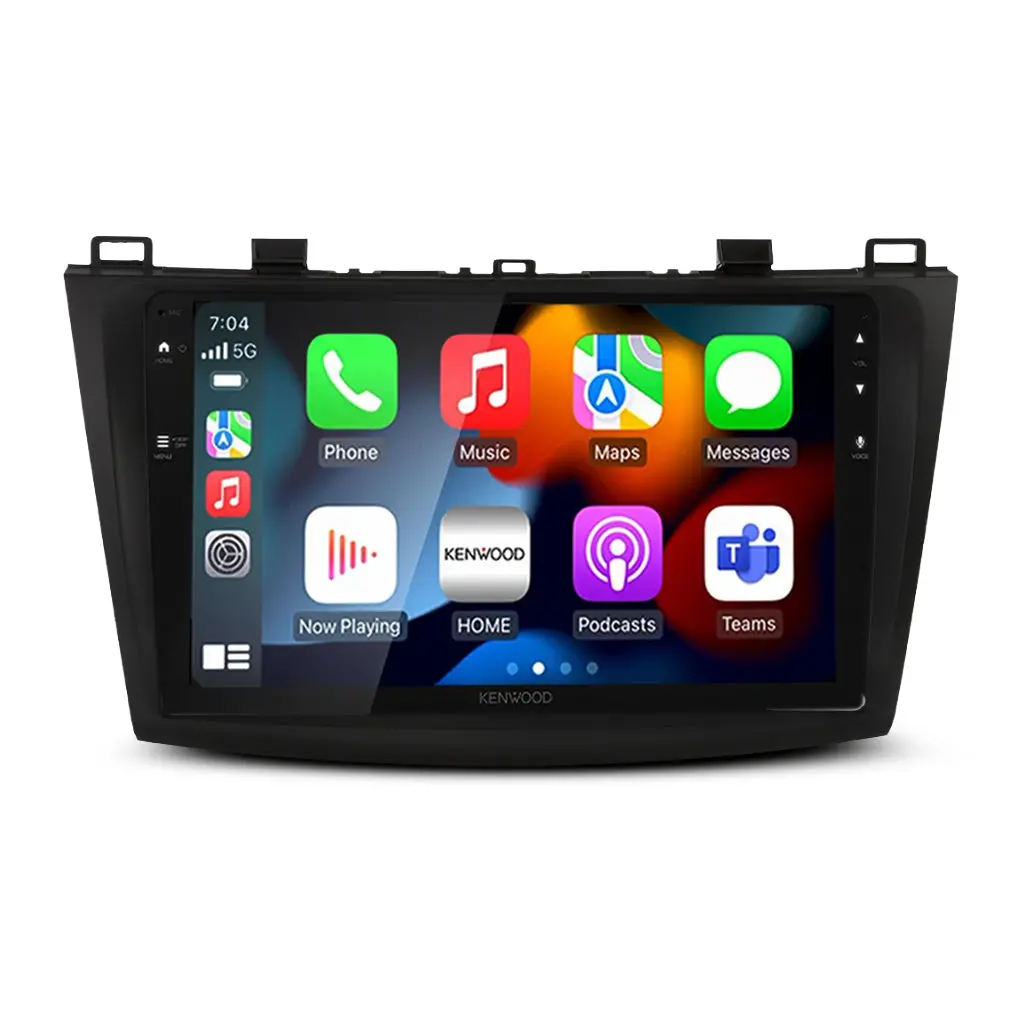Dmx80axs Bundle - Mazda 3 2009-2013 Bose Amplified [Compatible With Kenwood Dmx80axs] (Akmz5/App8ke8)/Swc-Apkwpl 1