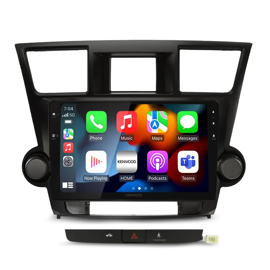 Dmx80axs Bundle - Toyota Kluger 2007-2013 [Compatible With Kenwood Dmx80axs] (Akto6/App8ke8)/Swc-Apkwpl 1