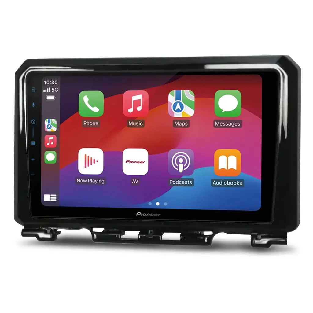 Pioneer Dmh-Ap6650bt 9" Apple Carplay/Android Auto Wireless Av Receiver Bundle For Pioneer Dmh-Ap6650bt 9 With Hr9-Sz004 Fascia & Aerpro App8pio9 App8 Secondary Iso Harness Suit Pioneer Av Headunits (13-Pin Connector) Harness 1