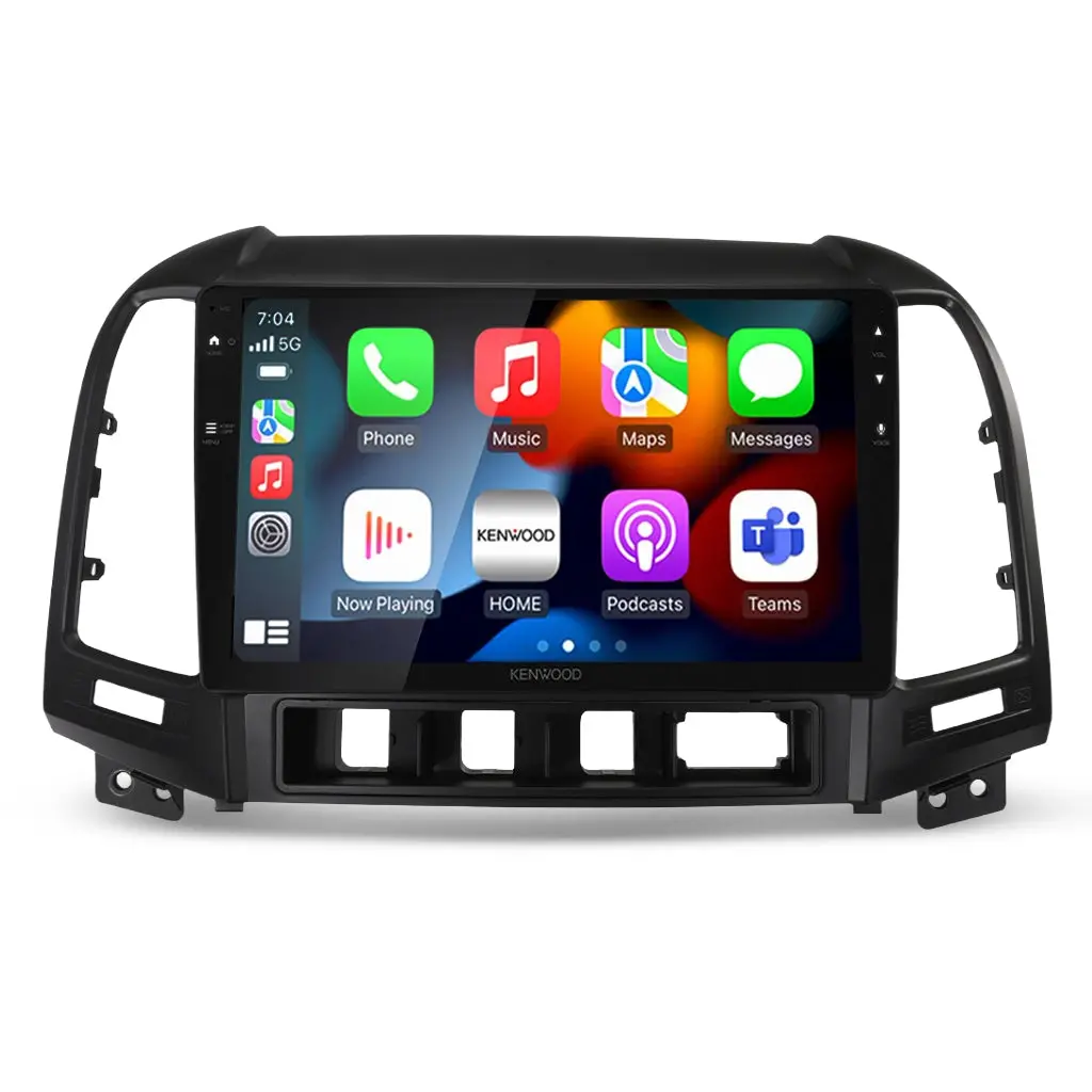 Dmx80axs Bundle - Hyundai Santa Fe 2009-2012 [Compatible With Kenwood Dmx80axs] (Akhy5/App8ke8)/Swc-Apkwpl 1