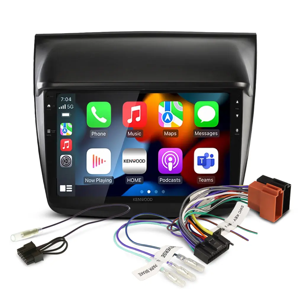 Dmx80axs Bundle - Mitsubishi Triton & Challenger 2012-2014 [Compatible With Kenwood Dmx80axs] (Akmb3/App8ke8)/Swc-Apkwpl 1