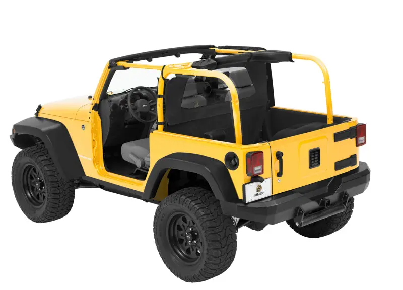 Bestop Windjammer Black Diamond (Rear): Jeep Wrangler Jk 2007-2018 3.8L/3.6L 1