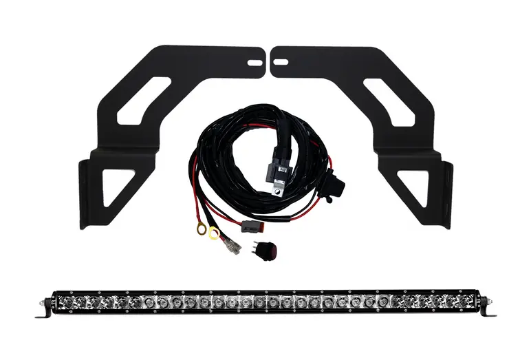 2016-2017 Toyota Tacoma 30" Sr Series Pro Led Light Bar W/ Bumper Mount Kit By Rigid Industries 1