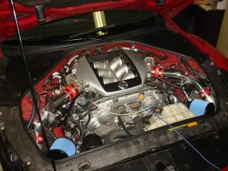 2010-2012 Nissan Gtr 3.8 Turbo Injen Dual Short Ram Intake (Includes Upper Intercooler Piping) 2