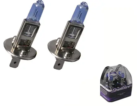 Streetglow H1 (55W) Dot Legal Xenon Headlight Bulbs (Pair) 1
