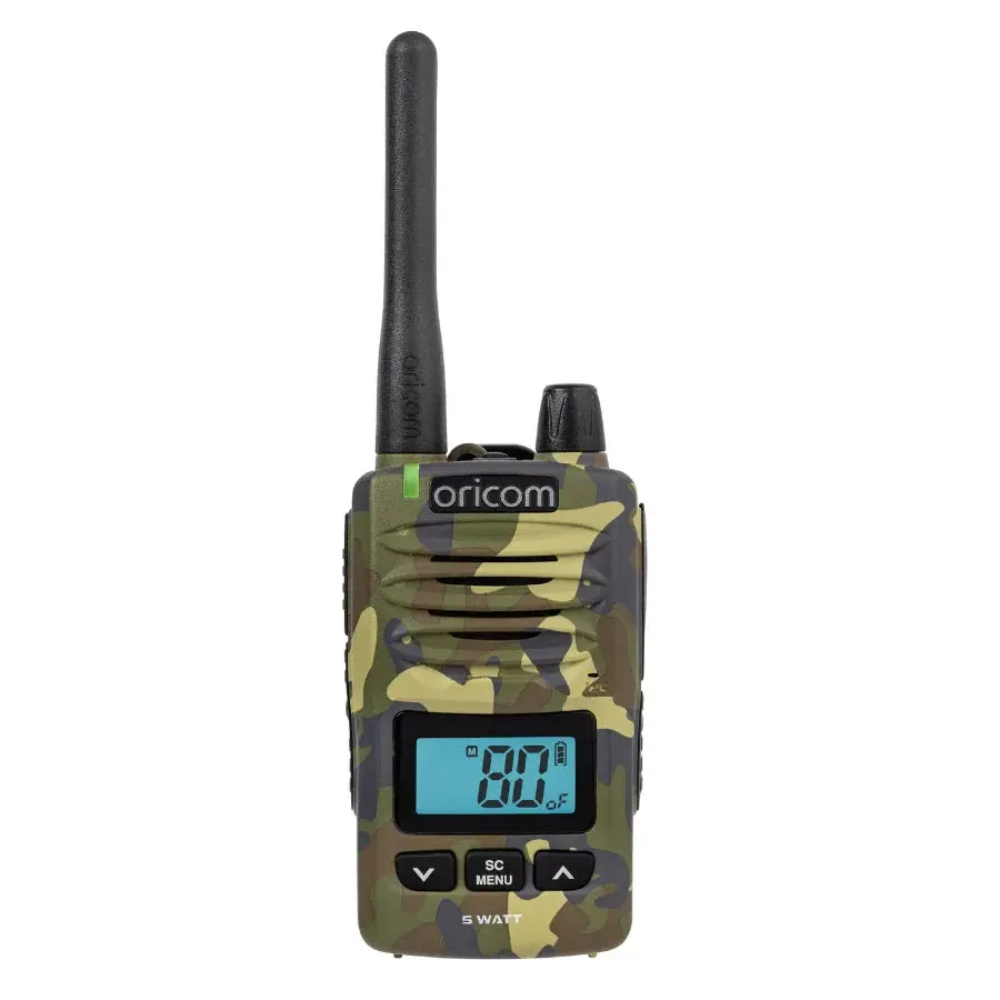 Oricom Dtx600cam Waterproof 5 Watt Handheld Uhf Cb Radio (Camo) 1