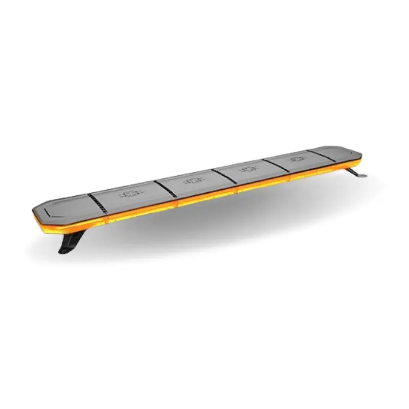 Led Autolamps Lb1345acm 10/30V Amber Emergency Light Bar Clear Lens With Amber Leds 10 Selectable Flash Patterns 1