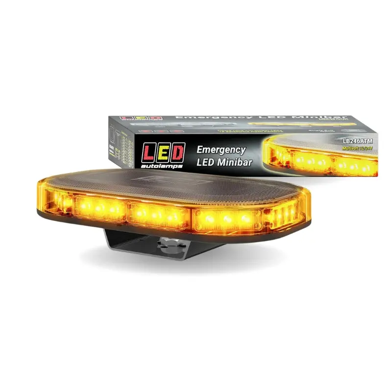 Led Autolamps Lb246atm 12/24V Emergency Led Minibar - Amber 1