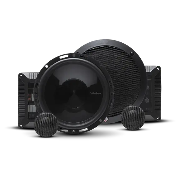 Rockford Fosgate T1650-S Power 6.5 Inch 2-Way Euro Fit Component Speaker System (Pair) 1