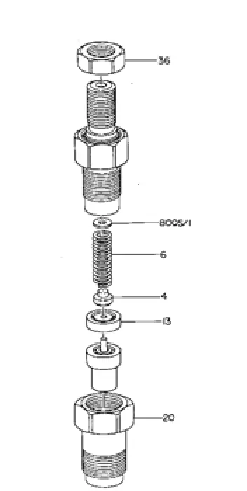 Diesel Fuel Injector For Nissan Navara Td27 D21 2.7 (1 Piece) 2