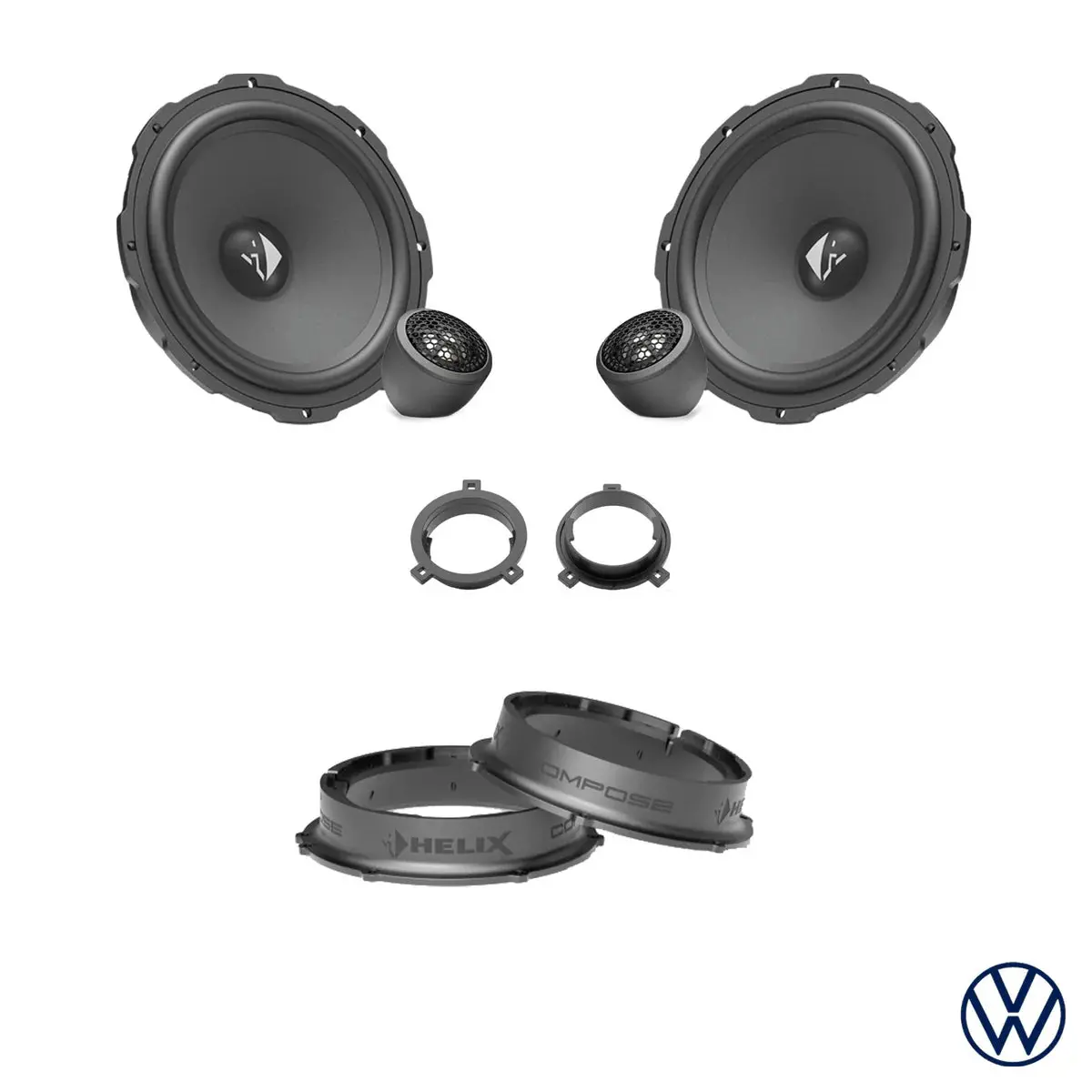 Vw Tiguan - Front Speaker Upgrade Package | Helix Ci3 1