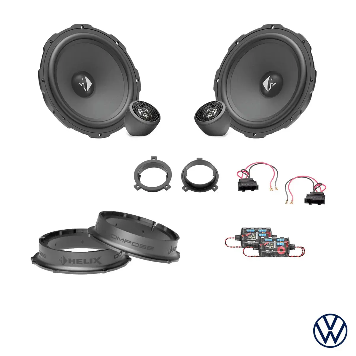 Vw Tiguan - Front Speaker Upgrade Package | Helix Ci3 2