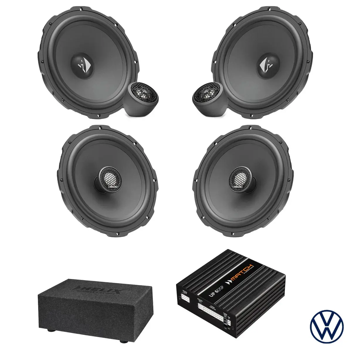 Vw Golf 8 - Speaker & Subwoofer Dsp Amplified Package 2 | Helix Ci3 1