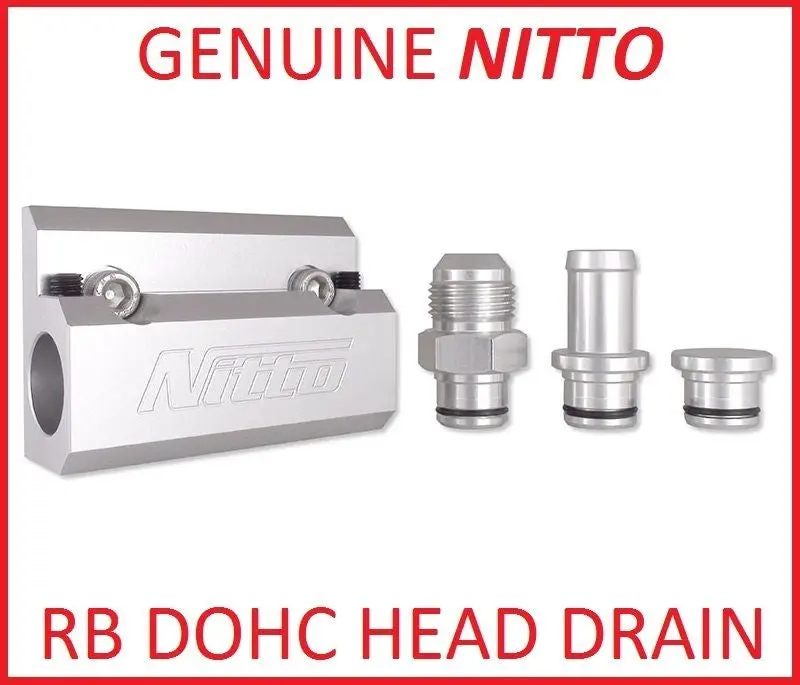 Nitto Oil Drain 5/8 Hose Fitting For Nissan Skyline Rb Series Head (Nit Oil Rbd) 1