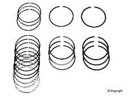 Hastings Chrome Piston Rings 2C4654040 For Honda F22a Std Bore Accord Prelude 2