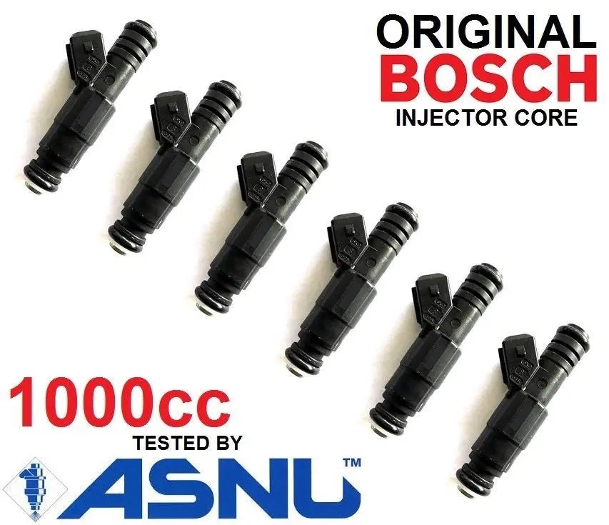 6 Bosch Fuel Injectors For Ford Sx Sy Territory Turbo 1000Cc 95Lb E85 Ev6 Fpv 1