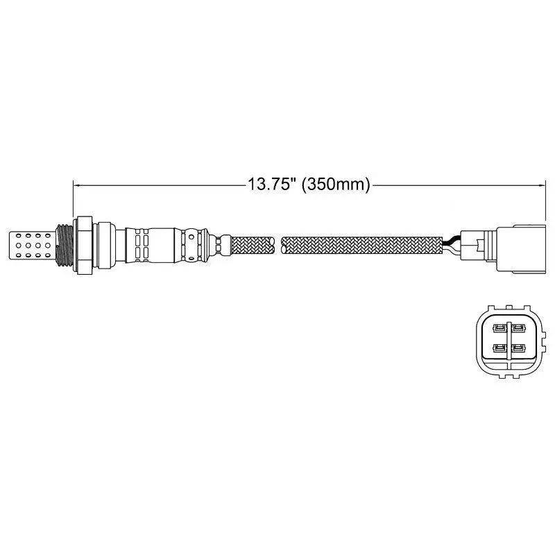 Oxygen Sensor O2 For Toyota Hilux Tgn16 2.7L 2Tr-Fe Post Cat Rear 2