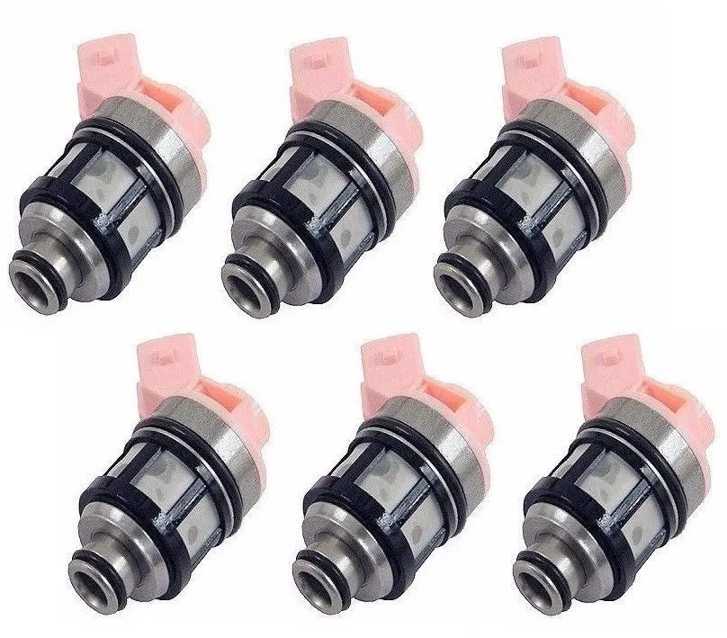 6 New Fuel Injectors For Nissan Pathfinder Navara D21 Vg30 Vg33 3.0 3.3 1990 > 1996 (Copy) 1