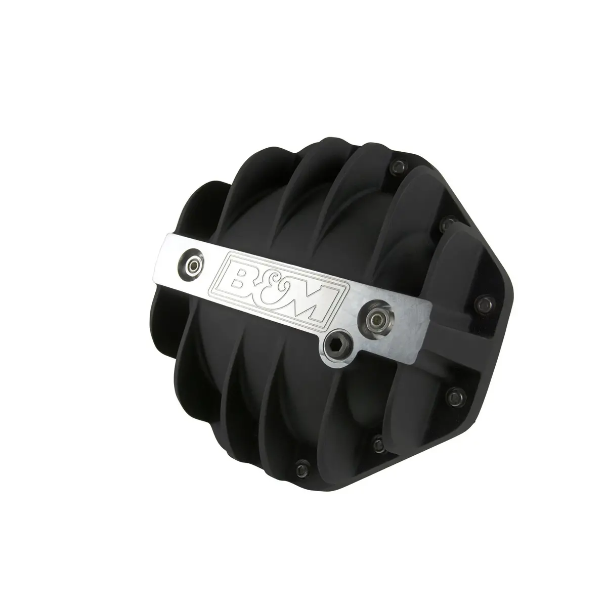 B&M 11306 Cast Aluminum Differential Cover For Chrysler 9.25" - Black 1