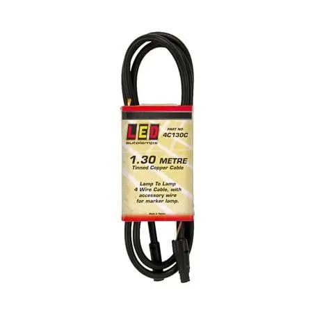 Led Autolamps 4C130c Trailer Cable Lamp To Lamp 1.3M Cable 1