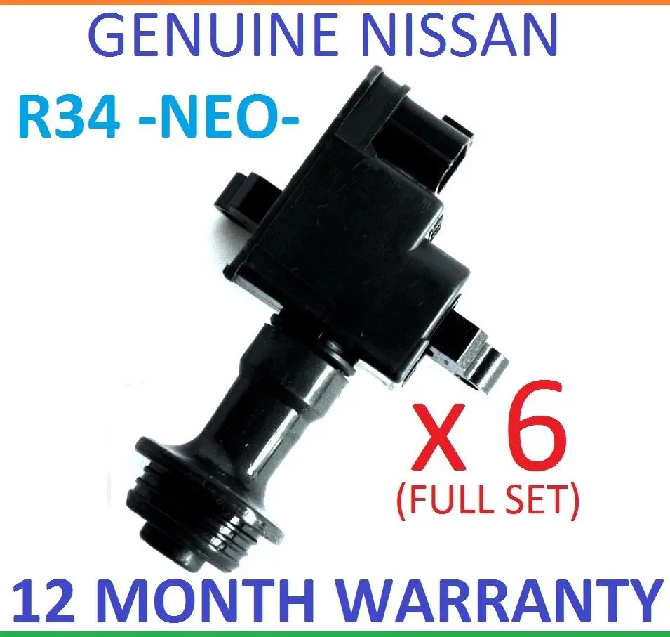 Oem Ignition Coil Pack For Nissan R34 Skyline Gtt Rb25det Neo Coils Mcp1440 1