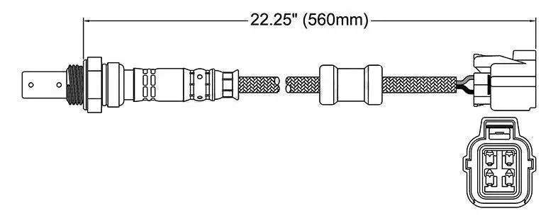 O2 Oxygen Sensor For Subaru Impreza Gd 1.6 2001-2006 Afr Type Ego-113 Overseas 2