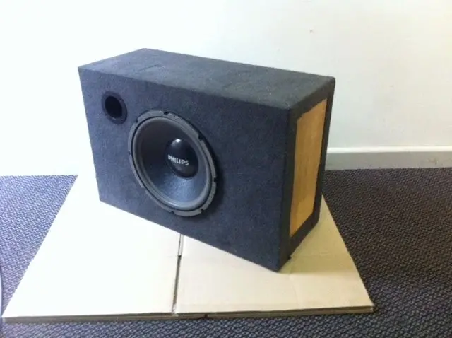 Philips 12" Subwoofer Psx120 400W Made In Usa + Custom Enclosure R32 Gtr 1