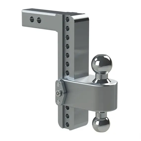 180 Turnover Ball Hitch Adjustable 10" Drop Hitch W/ Lock (Fits 2.5" Receivers) By Weigh Safe 1