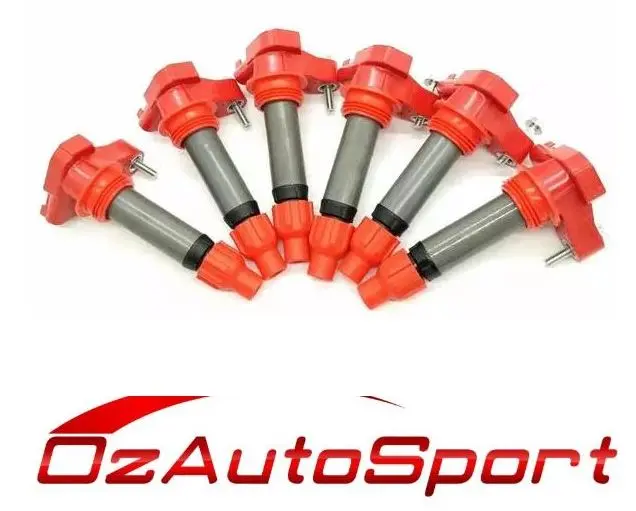 6 X Performance Ignition Coil For Holden Statesman Wl 2004 - 2006 3.6 12583514 1