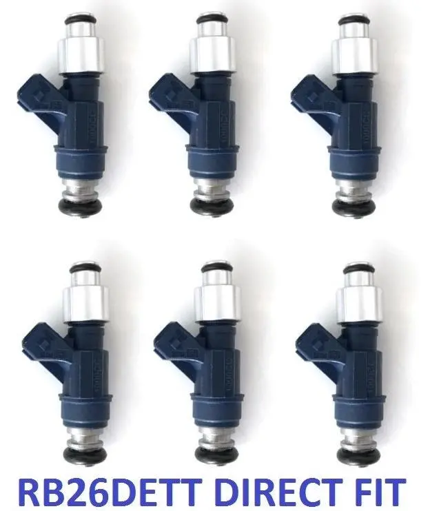Set 6 650Cc Fuel Injectors For Nissan Patrol Gq Y60 Tb42e 4.2L 91-99 1