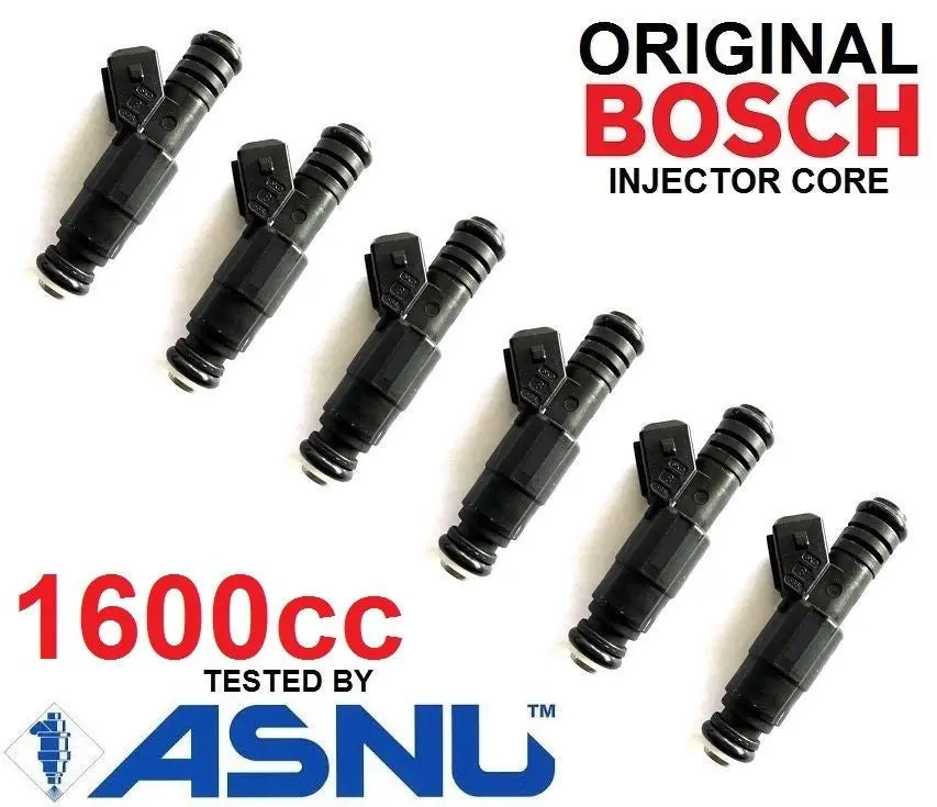 6 Bosch Fuel Injectors For Ford Ba Bf Xr6 Turbo 152Lb 1500Cc 1600Cc 1