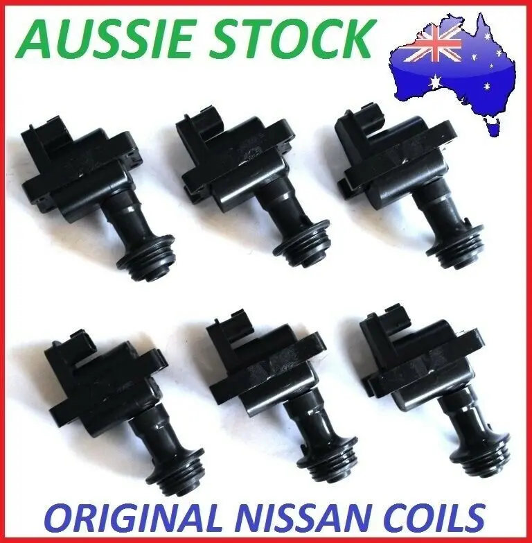 6 Coil Packs For Skyline R32 Rb20det S1 R33 Rb25det Gtst Gtr Rb26dett Oem 1