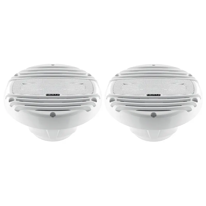 Hertz Hmx 6.5-Tw Marine 6.5" 150W 2-Way Total White Coaxial Speaker - Pair 1