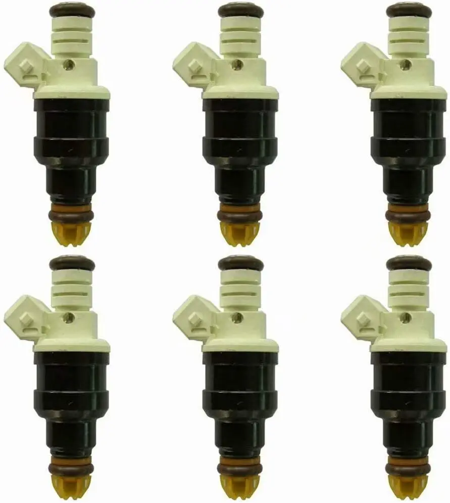 6 X New Fuel Injectors For Bmw E30 320I 1987 + 1