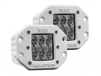 Rigid Industries Marine D2 Flush Mount Led Driving Light (Pair) 1