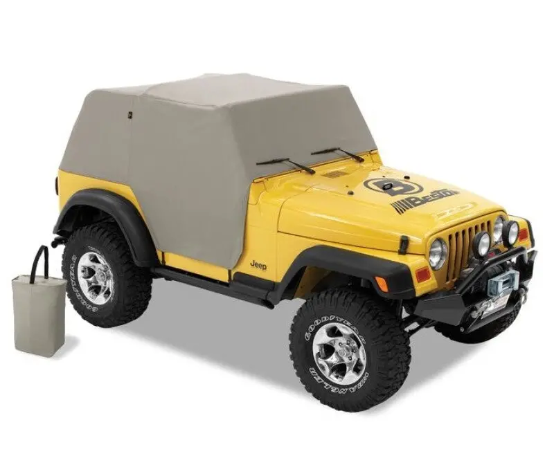Bestop All Weather Trail Cover Charcoal (Rear): Jeep Wrangler Tj 1997-2006 2.5L / 4.0L 2