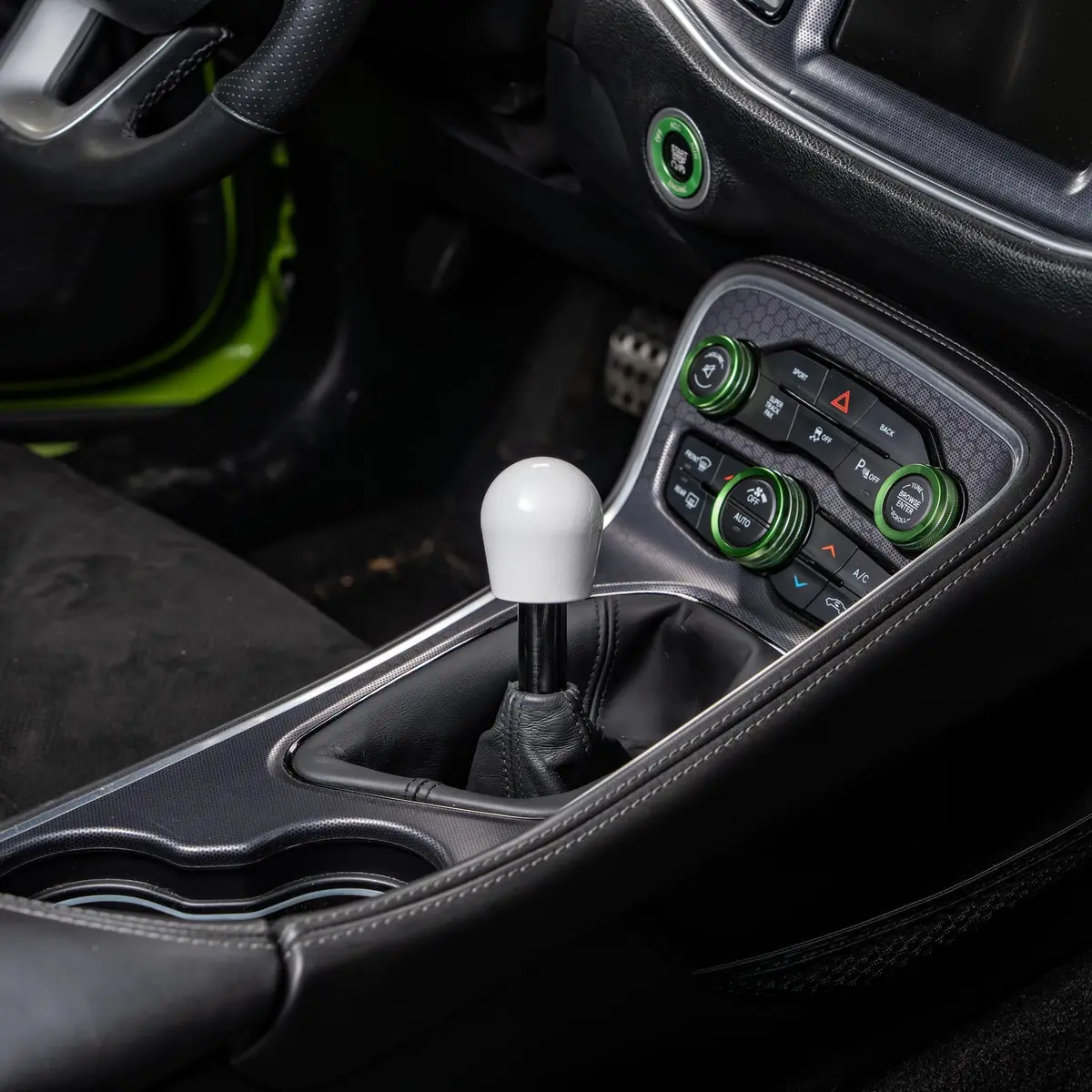 Billetworkz Short Teardrop Weighted Shift Knob For Dodge Challenger 6-Speed (2015-2023) 6