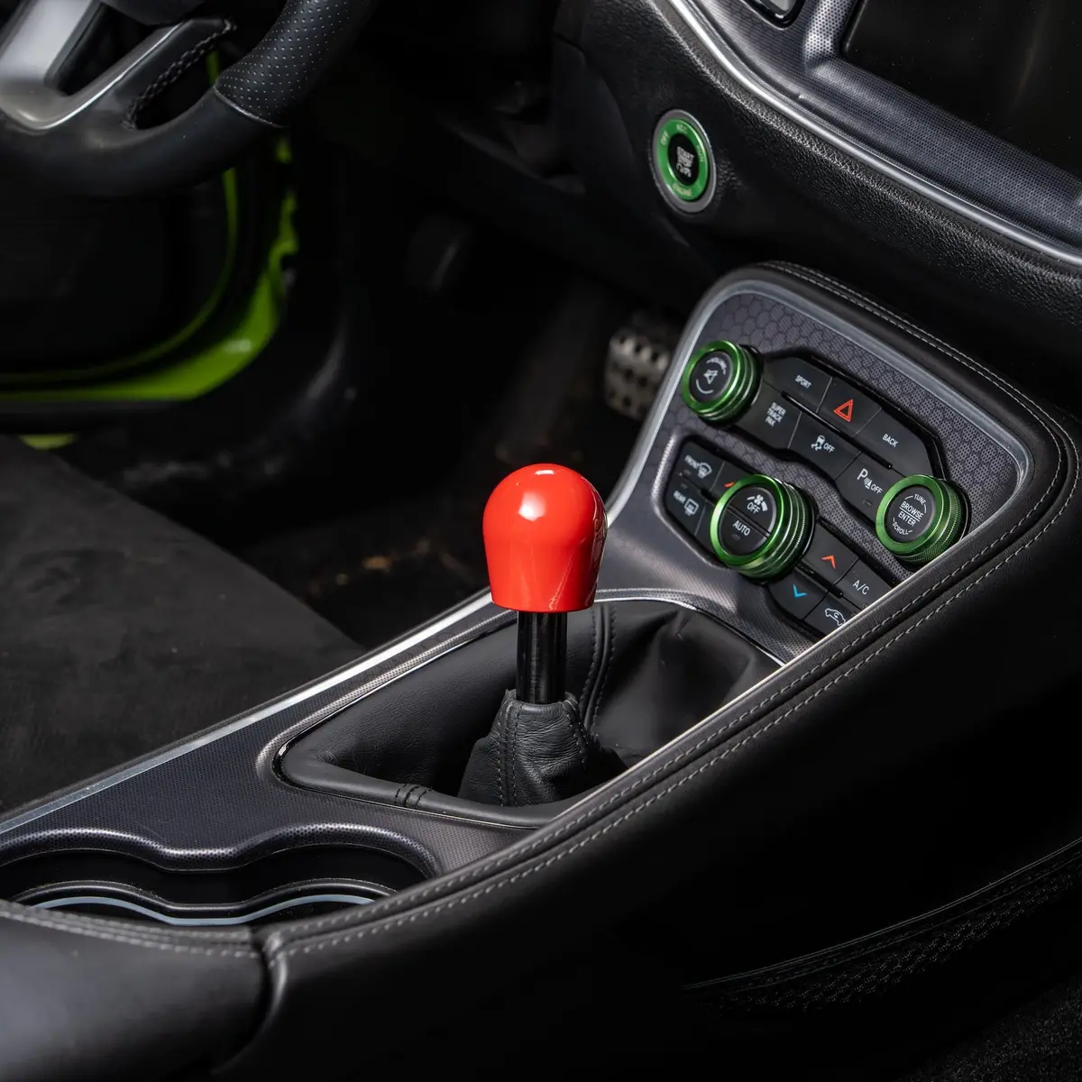 Billetworkz Short Teardrop Weighted Shift Knob For Dodge Challenger 6-Speed (2015-2023) 4