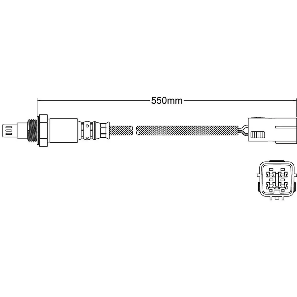 Oxygen Sensor O2 For Subaru Forester Xt S12 1/2009-11/2010 Ej255 Turbo Ego-311 2