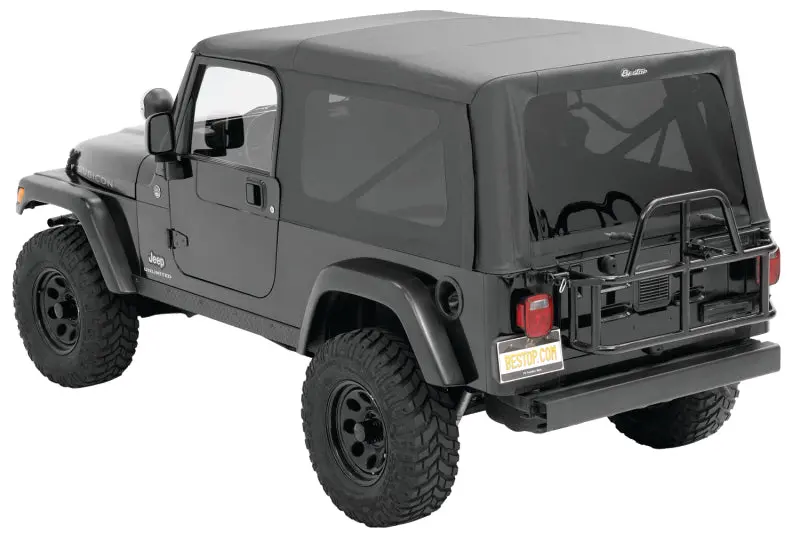 Bestop Supertop Soft Top (Front): Jeep Wrangler Tj Unlimited 2004-2006 4.0L I6 - Black Diamond 1