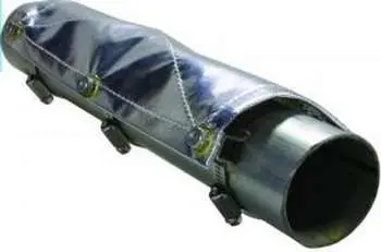 6" Diameter 12" Long Stainless Steel Pipe Shield By Thermo-Tec 1